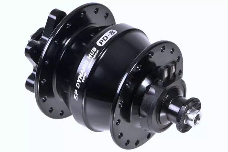 Shutter Precision Dynamo PD-8 Front Disc Brake Dynamo Hub 1 Shutter Precision Dynamo PD-8 Front Disc Brake Dynamo Hub