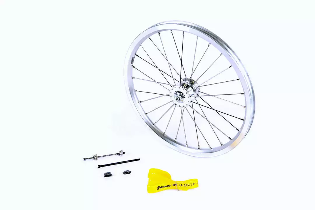 Brompton Shutter Precision SV-8 Hub Dynamo Front Wheel Wheels, Rims & Hubs 1 Brompton Shutter Precision SV-8 Hub Dynamo Front Wheel Wheels, Rims & Hubs