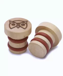 Portland Design Works Contact Points PDW Wood Stumps - Wooden Bar End Plugs