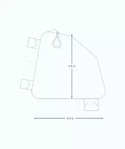 Apidura Backcountry Rear Top Tube Pack Luggage & Bike-Packing Bags