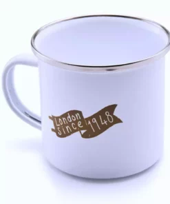 Condor Enamel Mug Lifestyle
