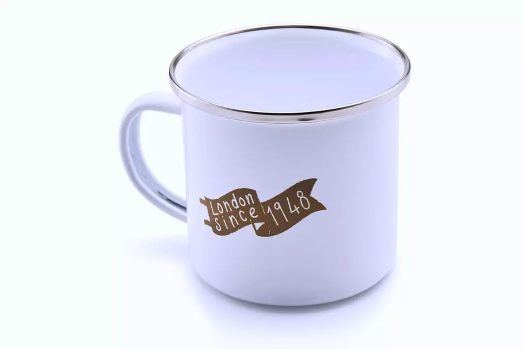 Condor Enamel Mug Lifestyle 1 Condor Enamel Mug Lifestyle