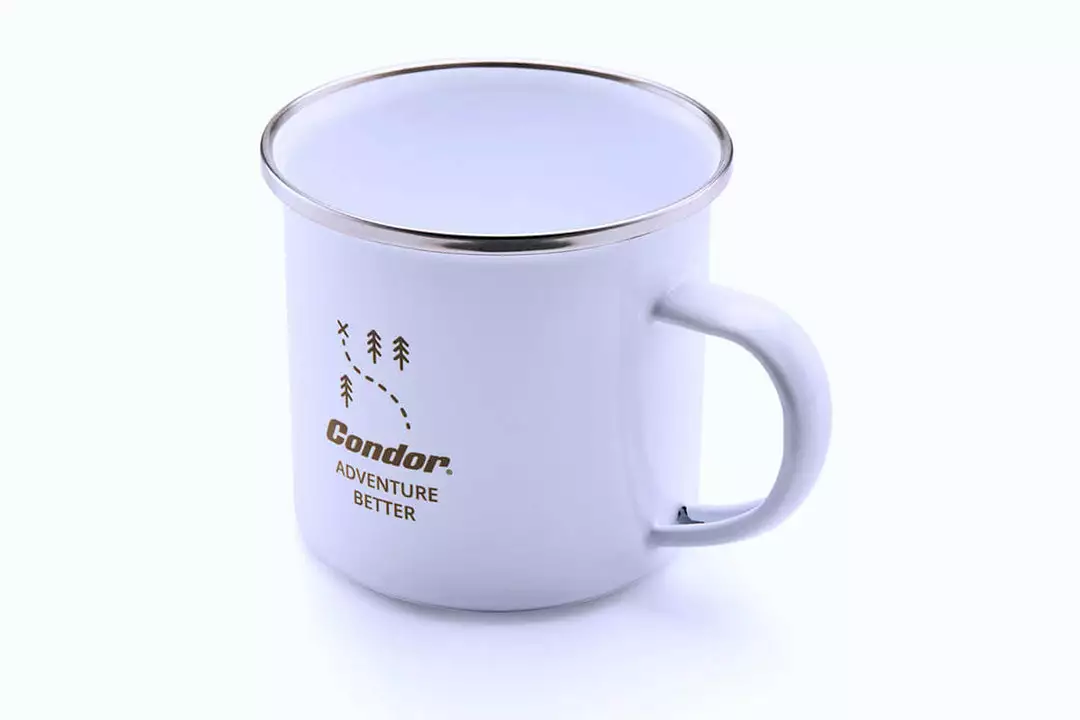 Condor Enamel Mug Lifestyle 3 Condor Enamel Mug Lifestyle